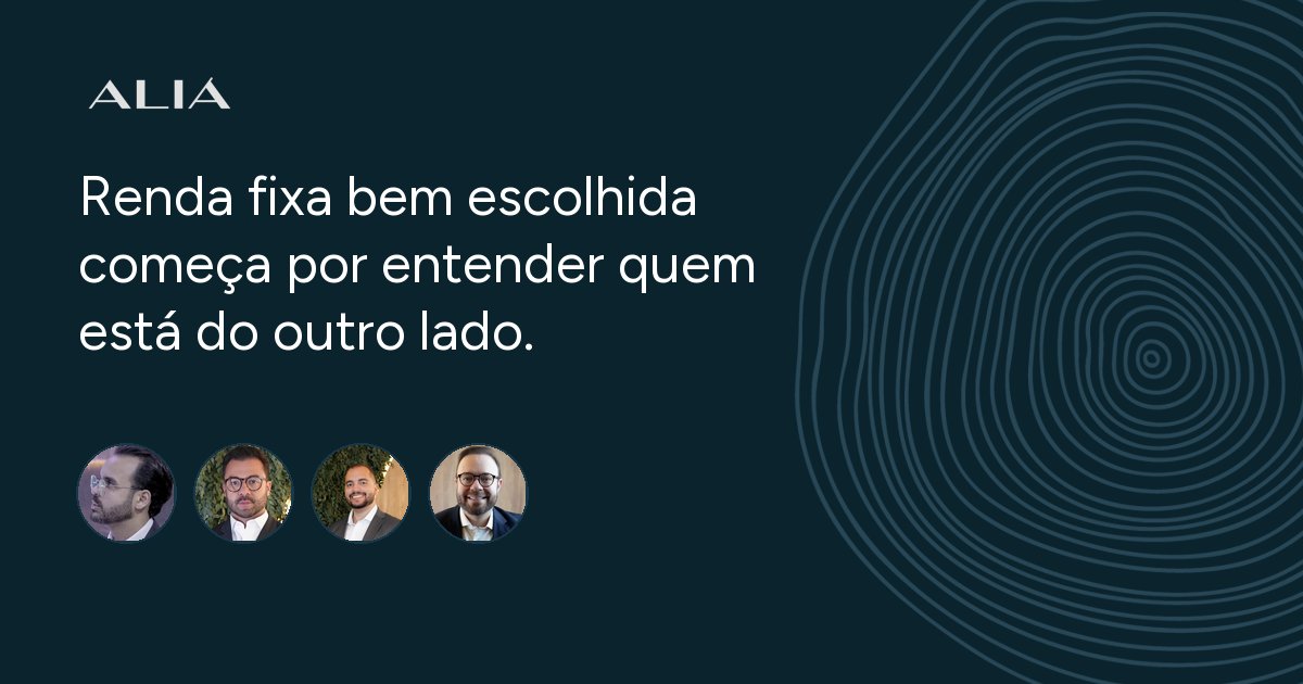 Renda Fixa é Dívida · Programa Executivo